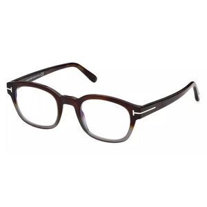 New Authentic Tom Ford FT5808-B-055-49 Square Eyeglasses